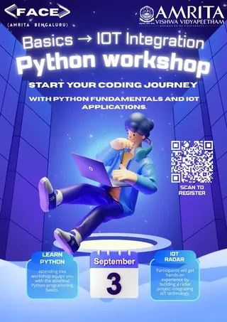 Poster for Python → IoT Integration Workshop